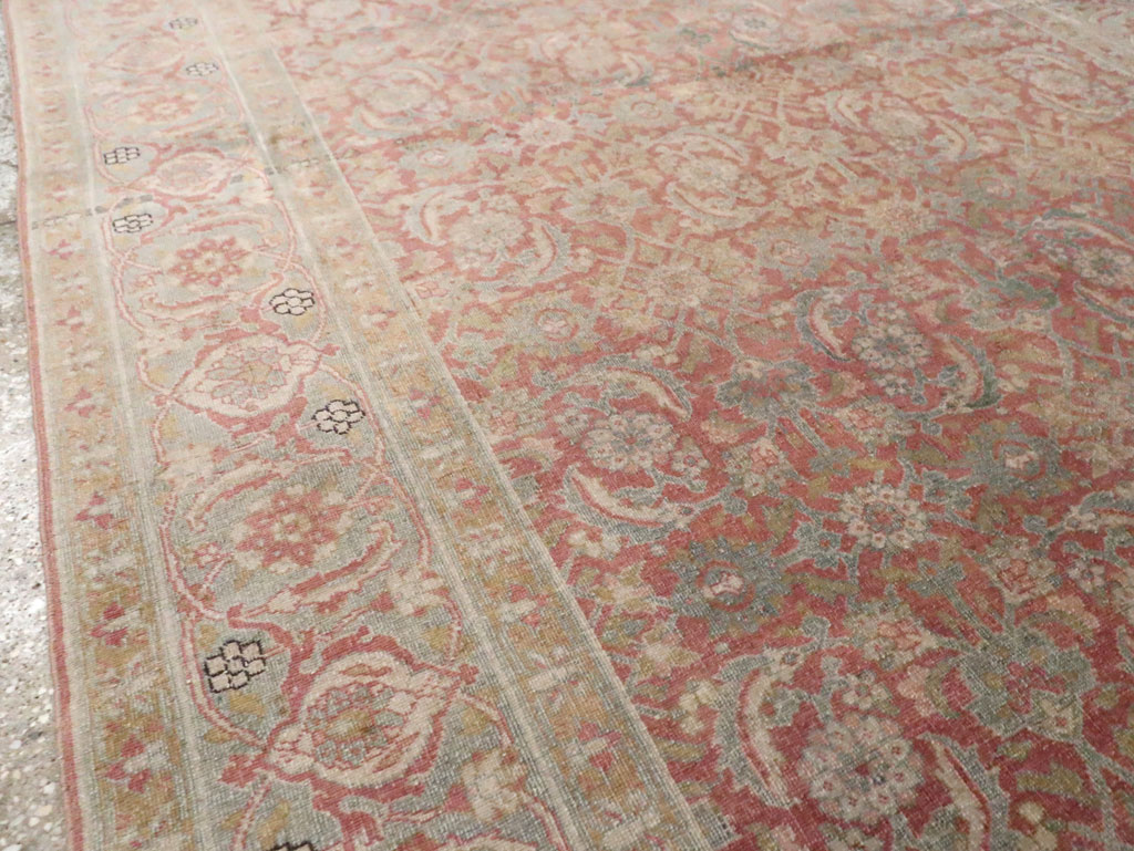 Antique Persian Tabriz Carpet, No.20259 - Staging
