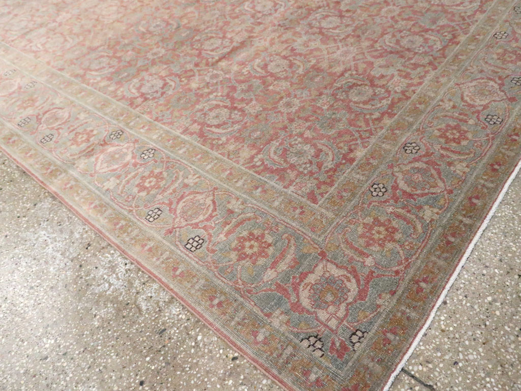 Antique Persian Tabriz Carpet, No.20259 - Staging
