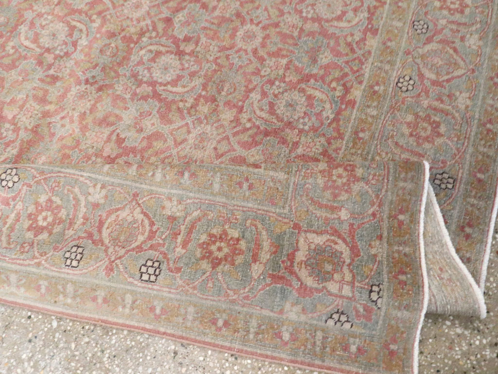 Antique Persian Tabriz Carpet, No.20259 - Staging