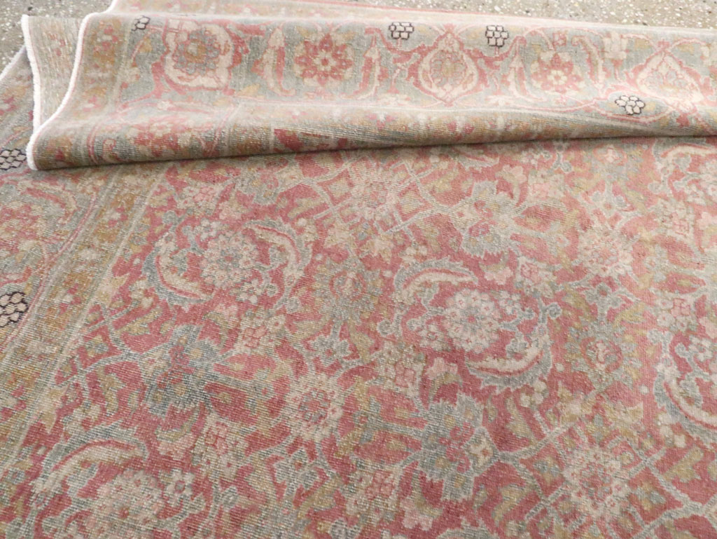 Antique Persian Tabriz Carpet, No.20259 - Staging