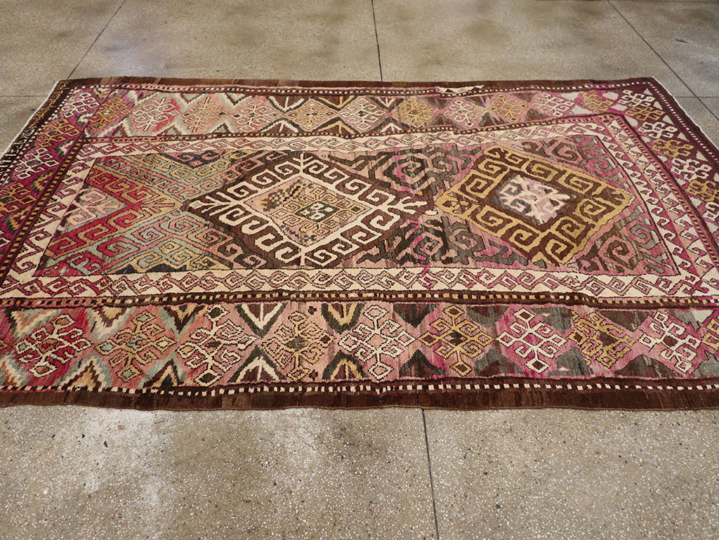 Antique Persian Kurdish Carpet, No.20270 - Staging