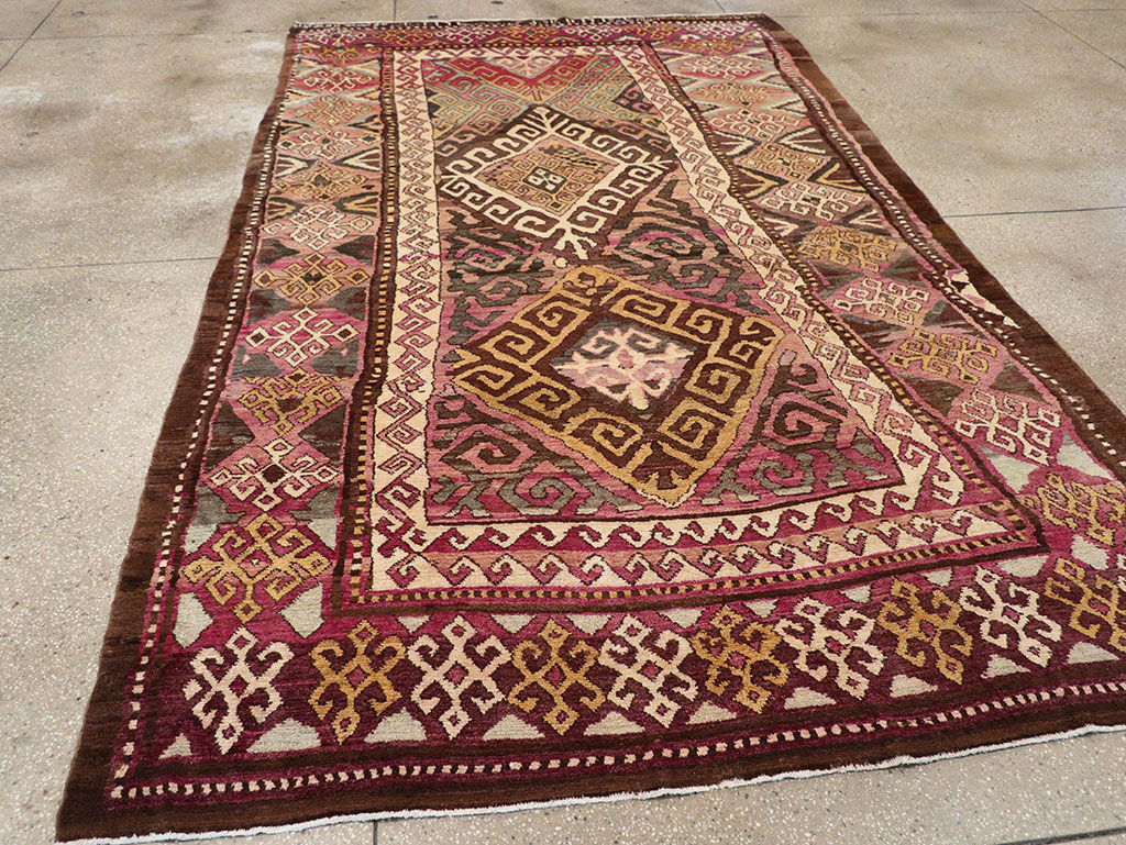 Antique Persian Kurdish Carpet, No.20270 - Staging