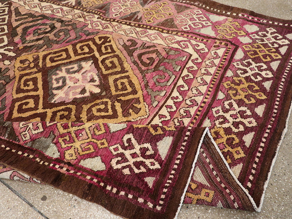 Antique Persian Kurdish Carpet, No.20270 - Staging