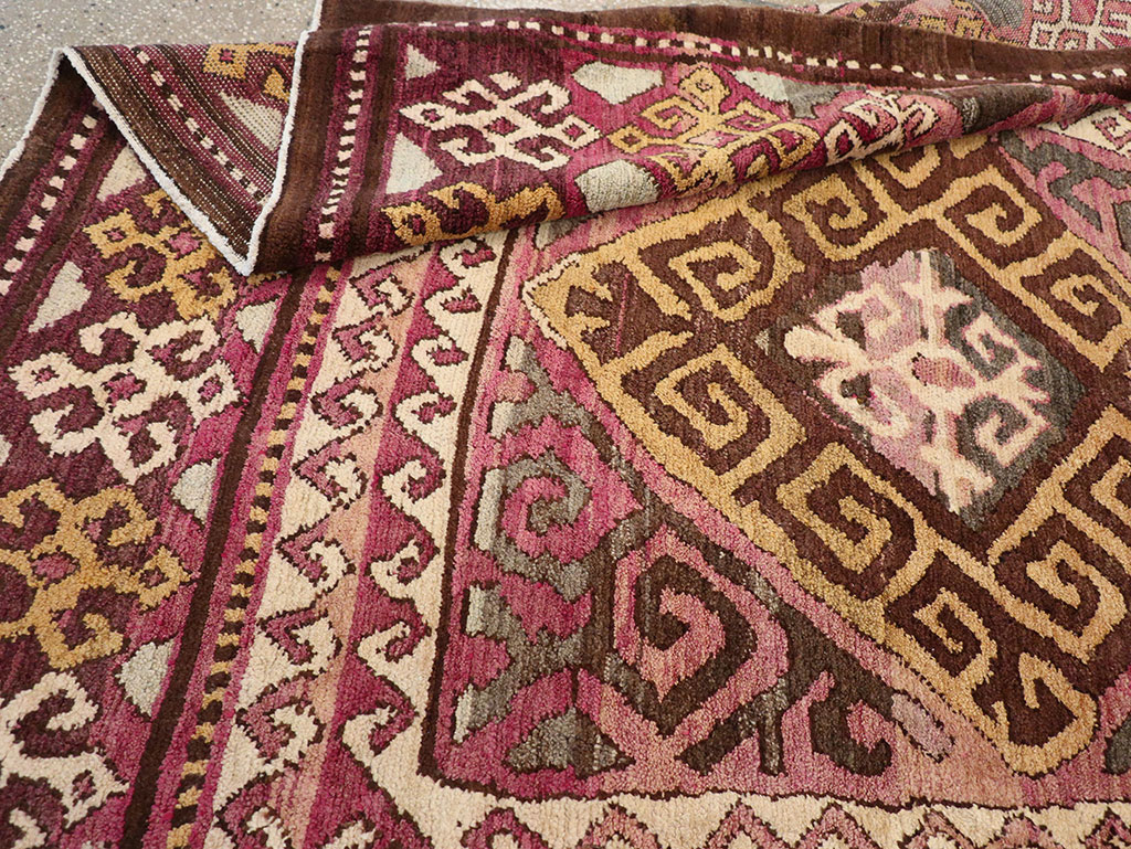 Antique Persian Kurdish Carpet, No.20270 - Staging