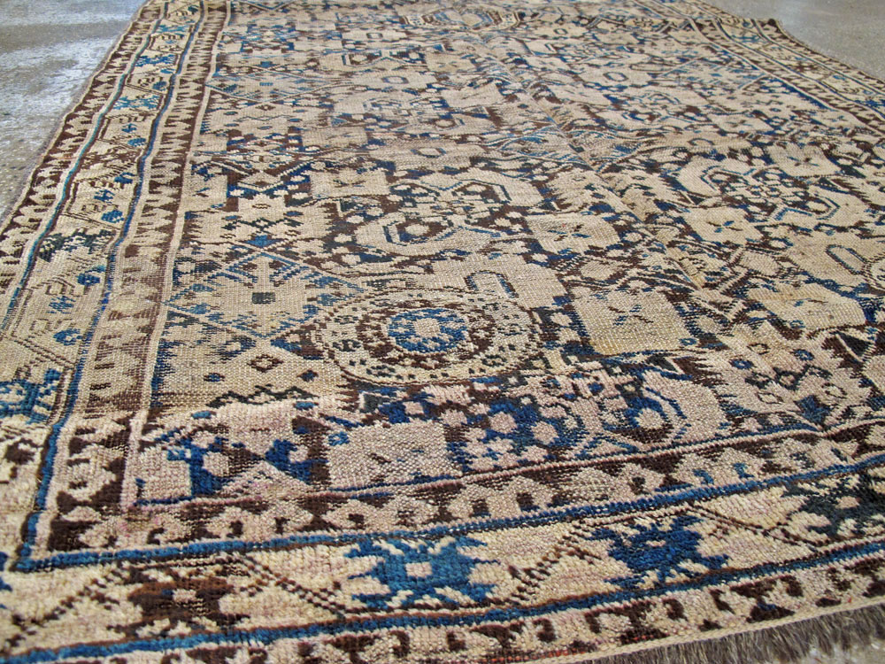 Antique Persian Turkoman Carpet, No.20273 - Staging