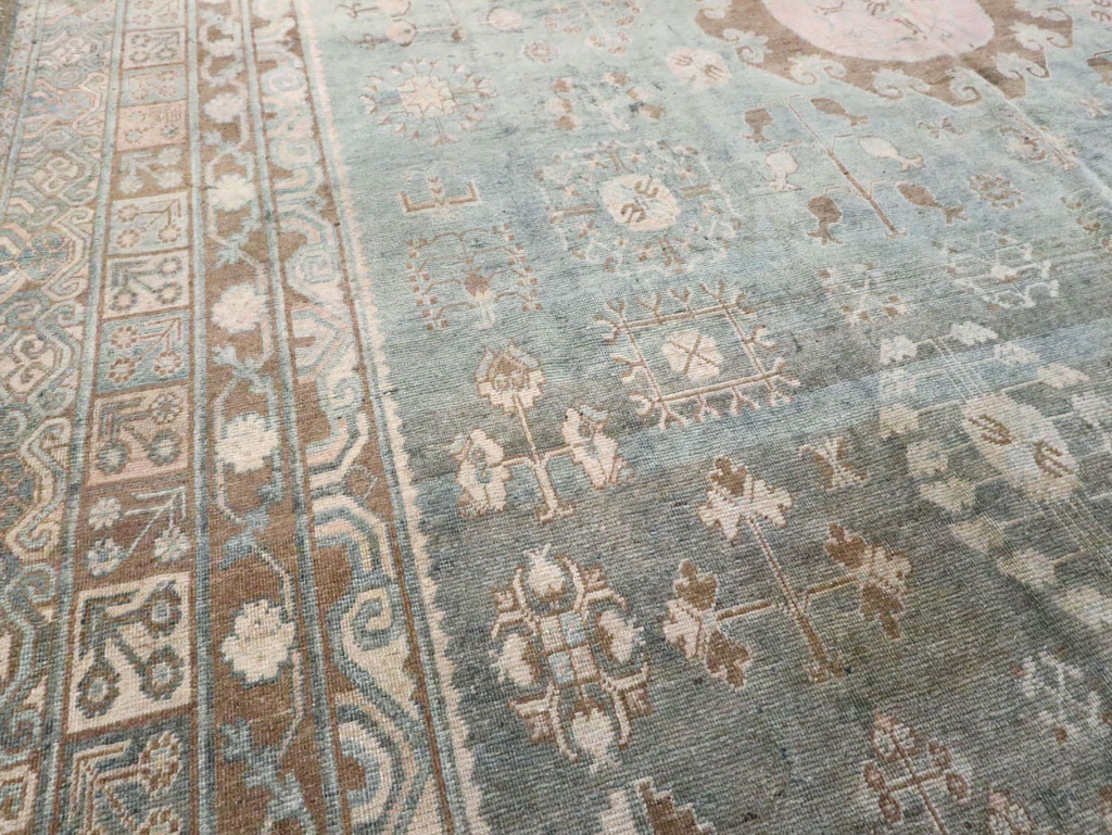 Antique East Turkestan Khotan Gallery Carpet, No.20277 - Staging