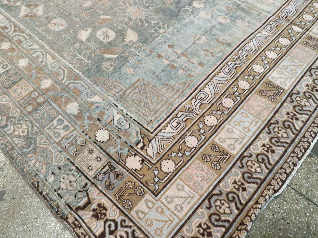 Antique East Turkestan Khotan Gallery Carpet, No.20277 - Staging