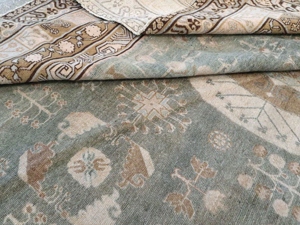 Antique East Turkestan Khotan Gallery Carpet, No.20277 - Staging