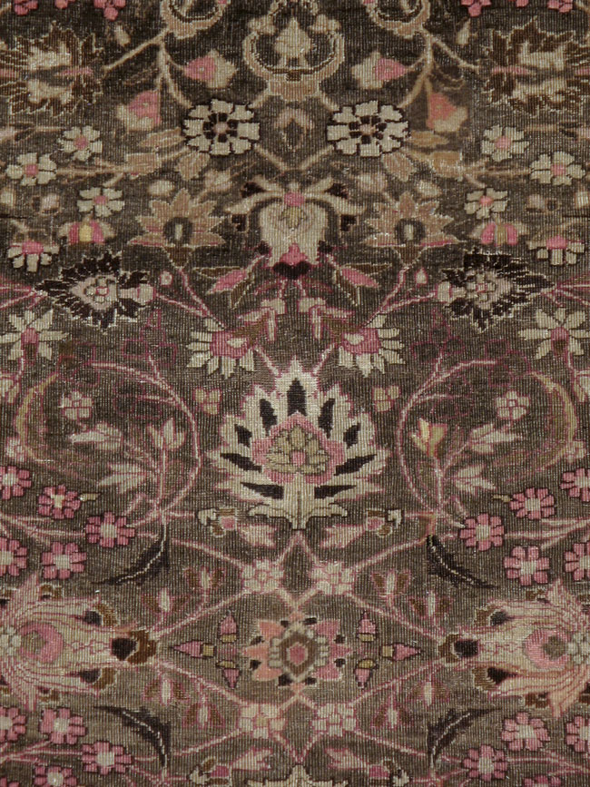 Antique Persian Mashad Rug, No.20281 - Staging