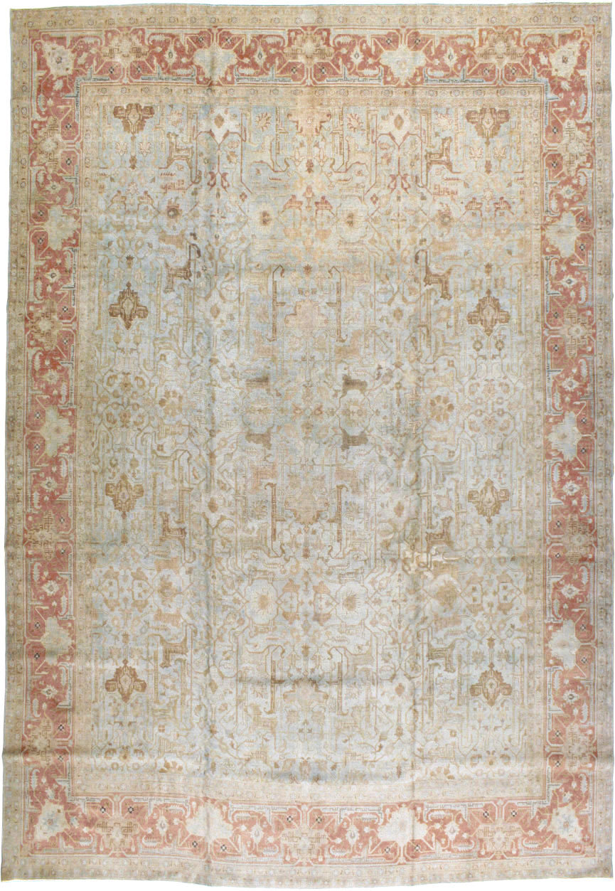 Antique Persian Tabriz Carpet, No.20288 - Staging