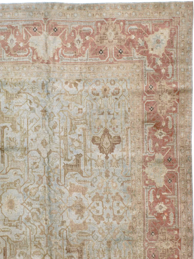 Antique Persian Tabriz Carpet, No.20288 - Staging