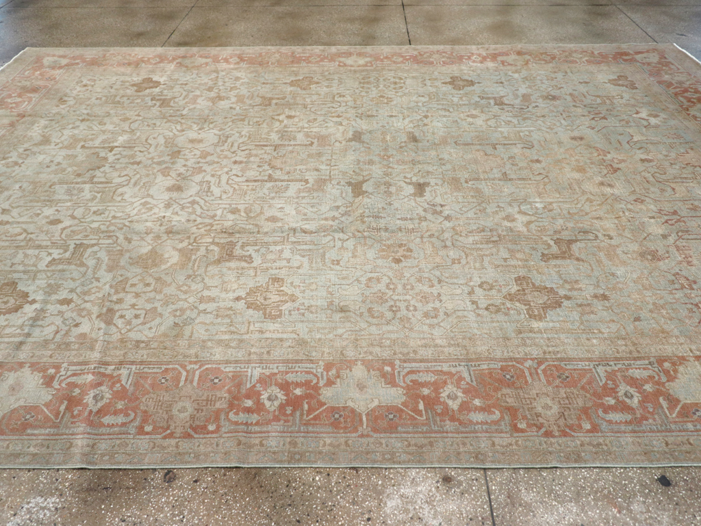 Antique Persian Tabriz Carpet, No.20288 - Staging