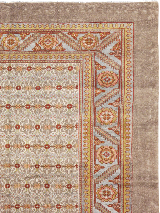 Antique Persian Serab Wide Gallery Runner, No.20289 - Staging