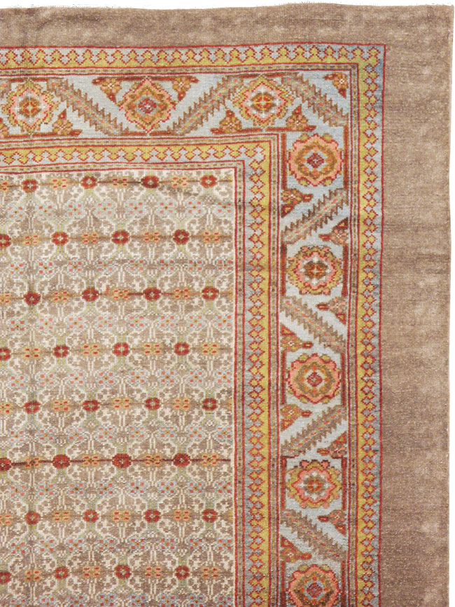 Antique Persian Serab Wide Gallery Runner, No.20289 - Staging