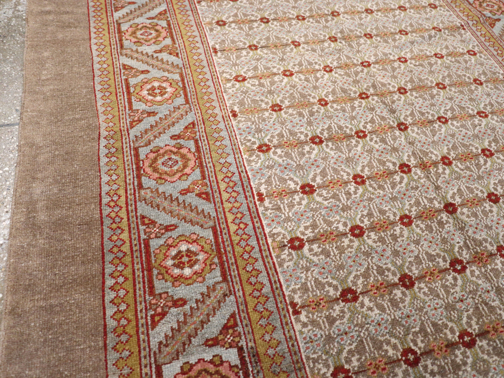 Antique Persian Serab Wide Gallery Runner, No.20289 - Staging