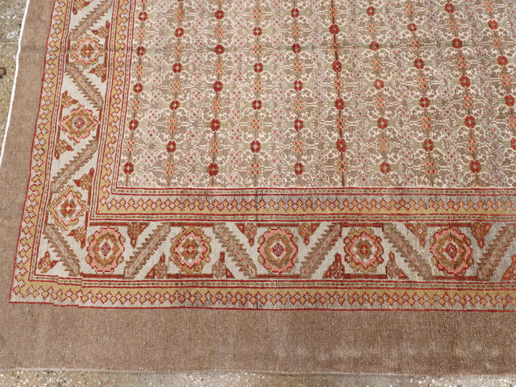 Antique Persian Serab Wide Gallery Runner, No.20289 - Staging