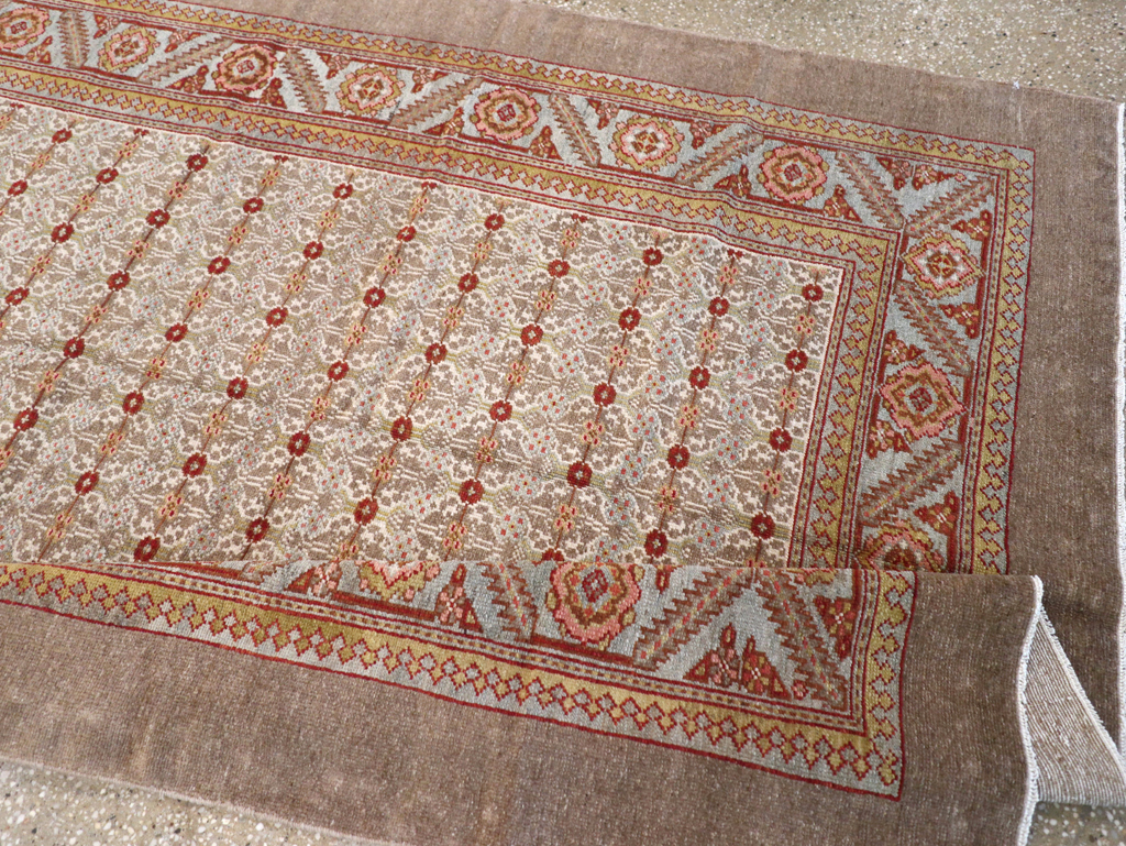 Antique Persian Serab Wide Gallery Runner, No.20289 - Staging