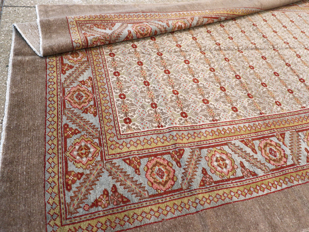 Antique Persian Serab Wide Gallery Runner, No.20289 - Staging