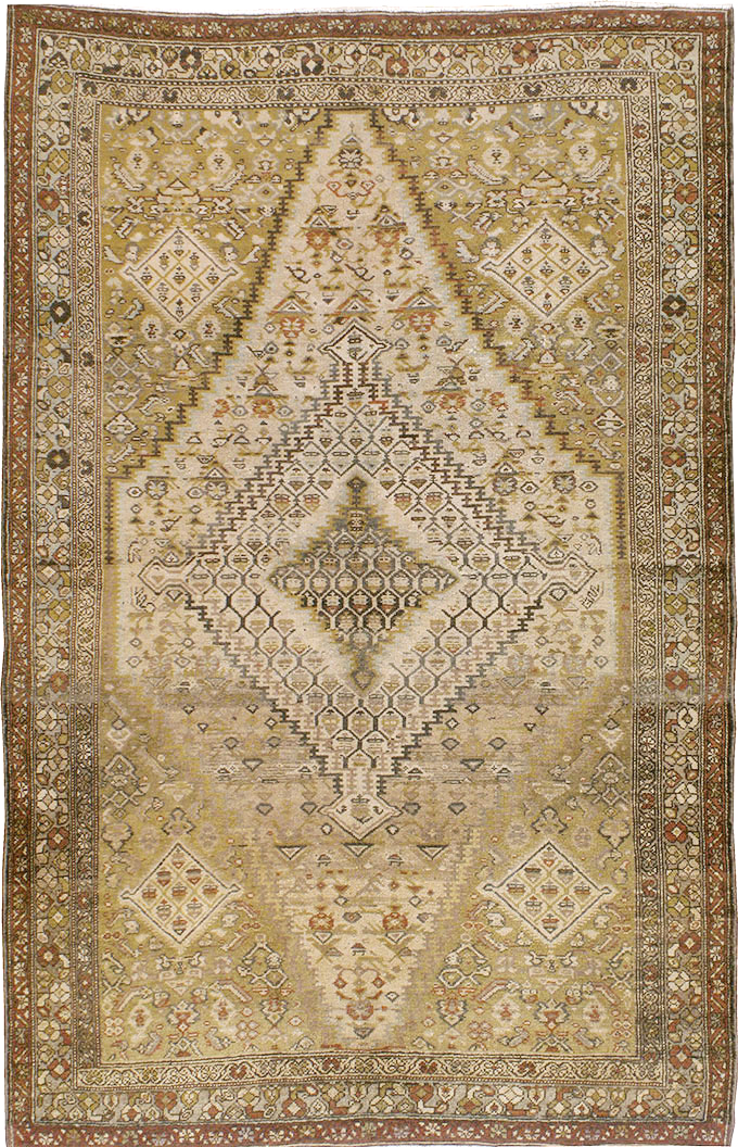 Antique Persian Malayer Rug, No.20293 - Staging