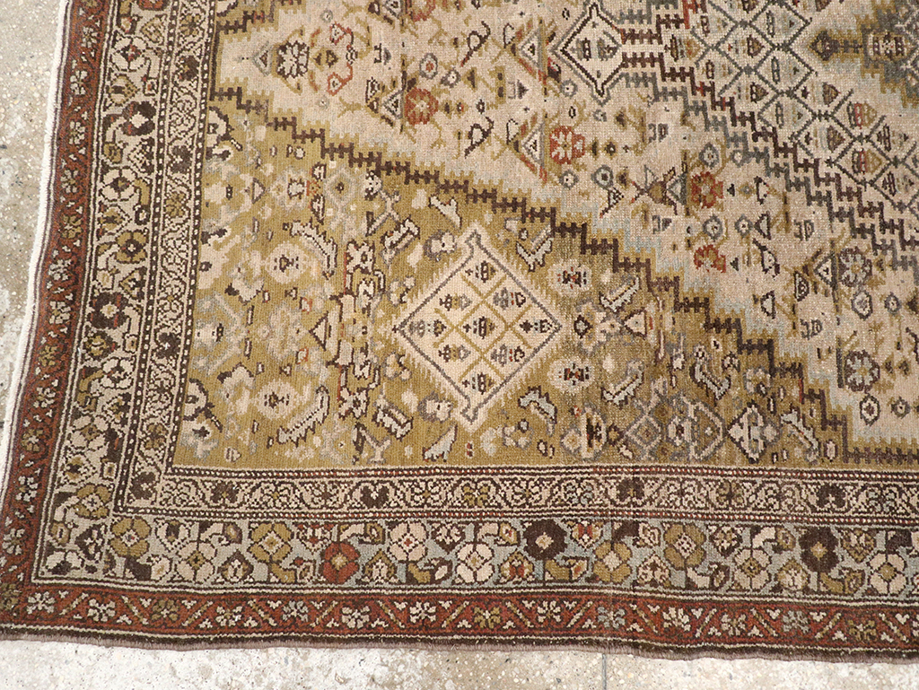 Antique Persian Malayer Rug, No.20293 - Staging