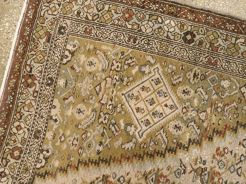 Antique Persian Malayer Rug, No.20293 - Staging