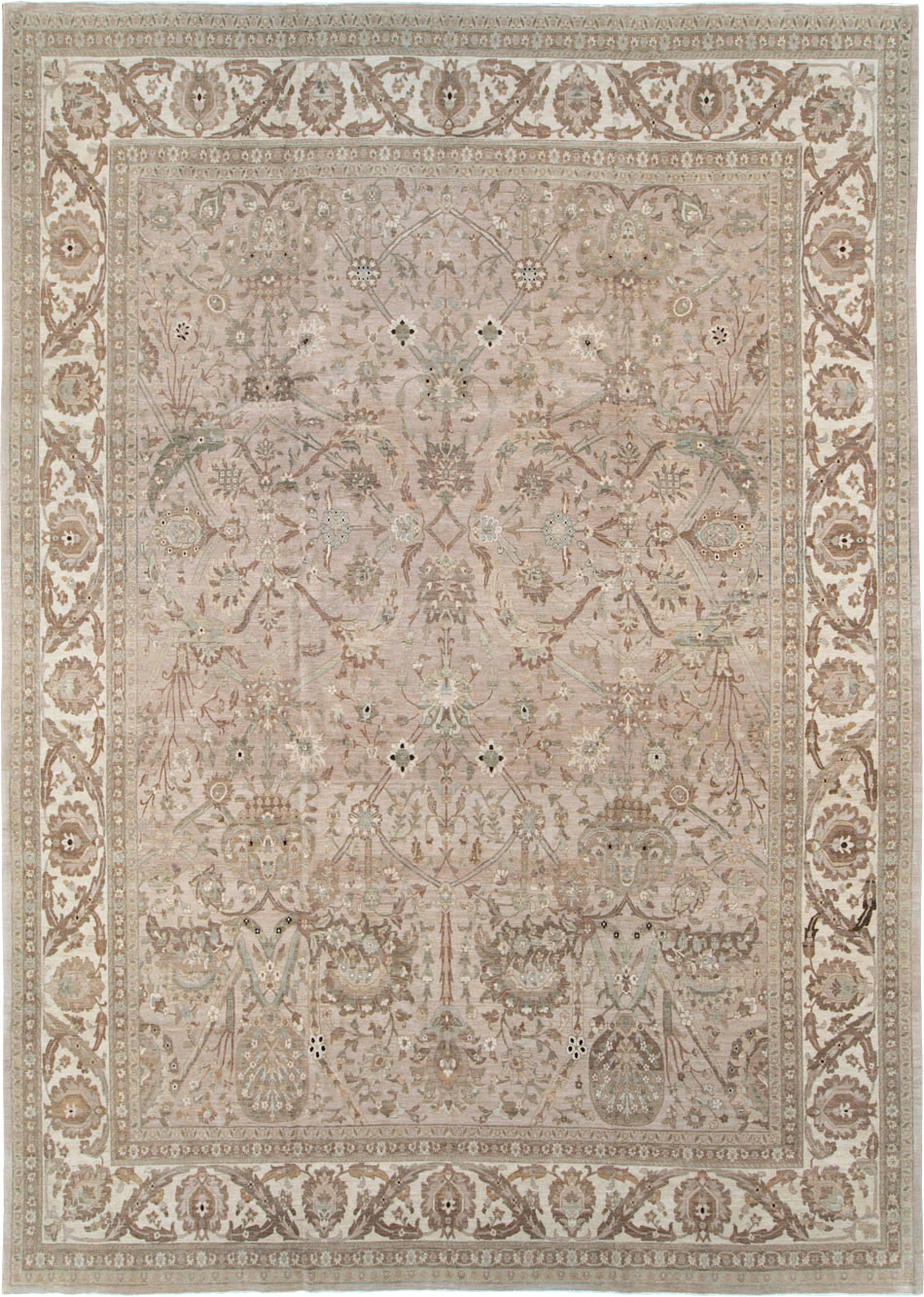 Modern Persian Tabriz Carpet, No.20297 - Staging