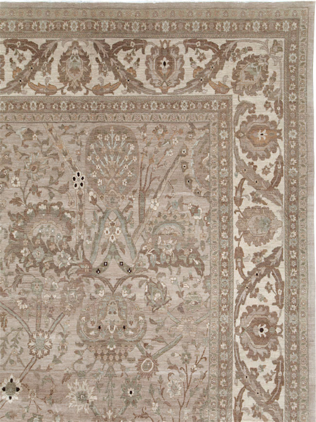 Modern Persian Tabriz Carpet, No.20297 - Staging