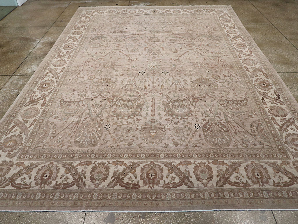 Modern Persian Tabriz Carpet, No.20297 - Staging