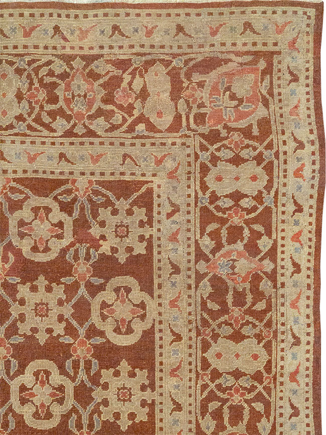Vintage Indian Lahore Room Size Carpet, No.20307 - Staging