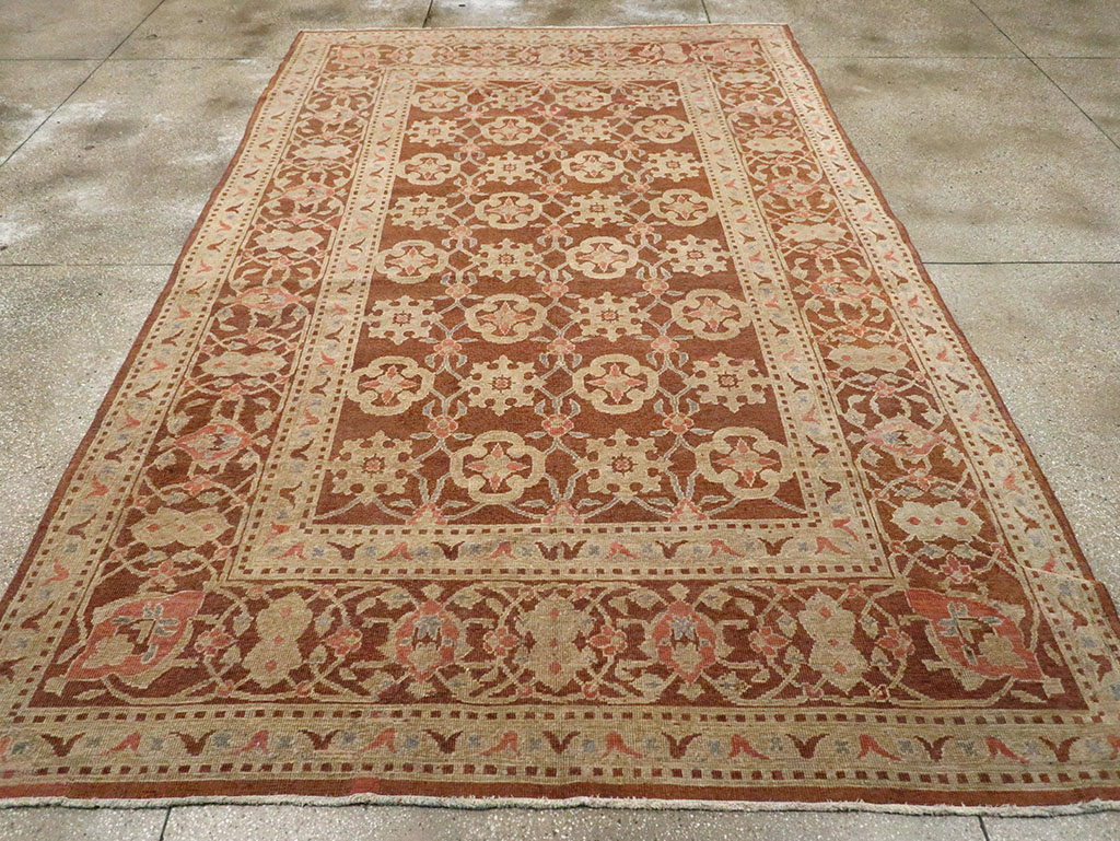 Vintage Indian Lahore Room Size Carpet, No.20307 - Staging