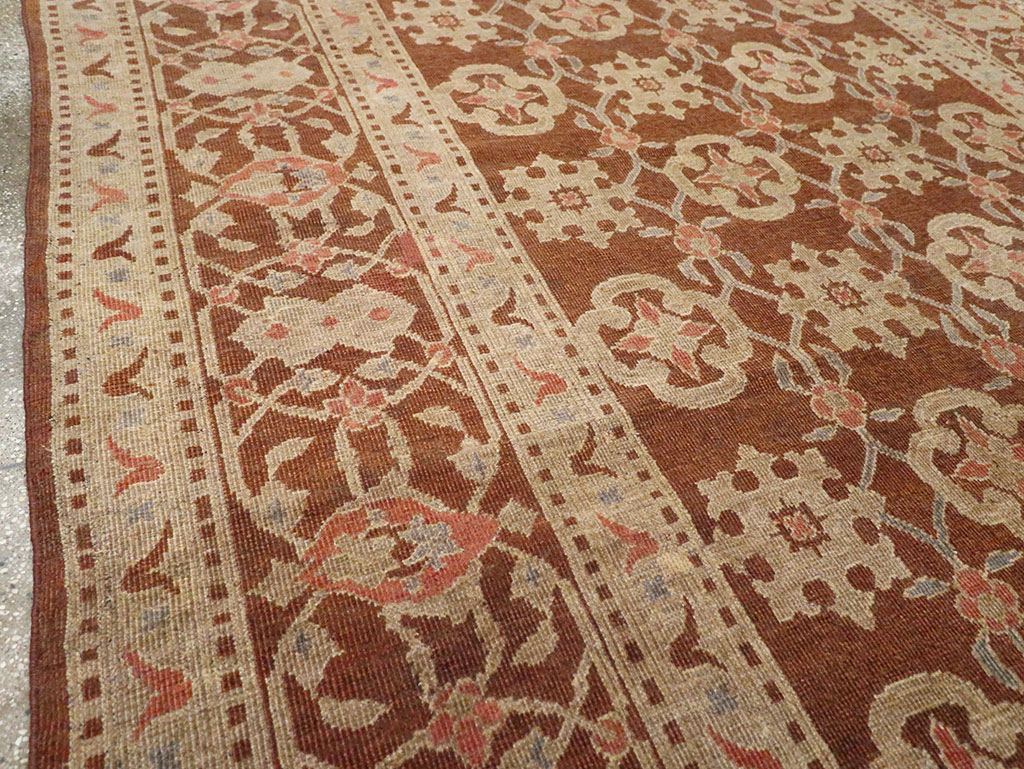 Vintage Indian Lahore Room Size Carpet, No.20307 - Staging