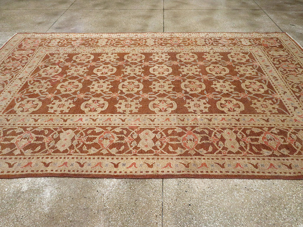 Vintage Indian Lahore Room Size Carpet, No.20307 - Staging