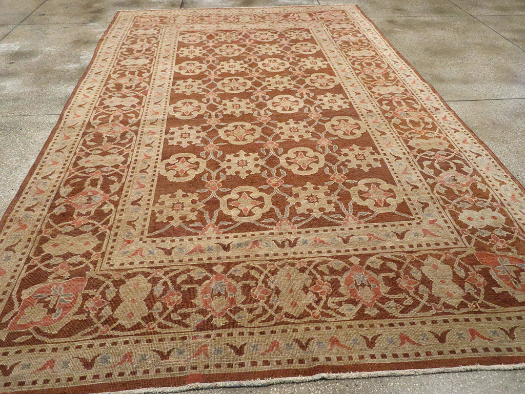 Vintage Indian Lahore Room Size Carpet, No.20307 - Staging