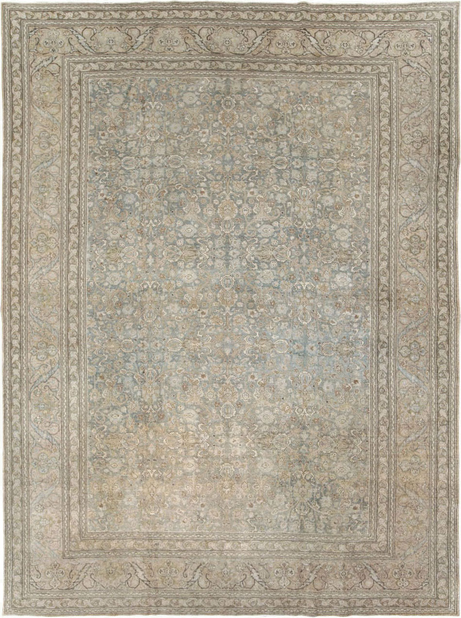 Vintage Persian Tabriz Carpet, No.20309 - Staging