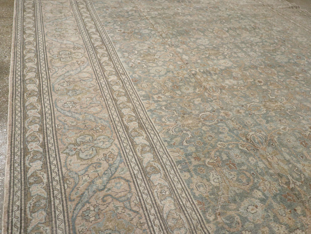Vintage Persian Tabriz Carpet, No.20309 - Staging