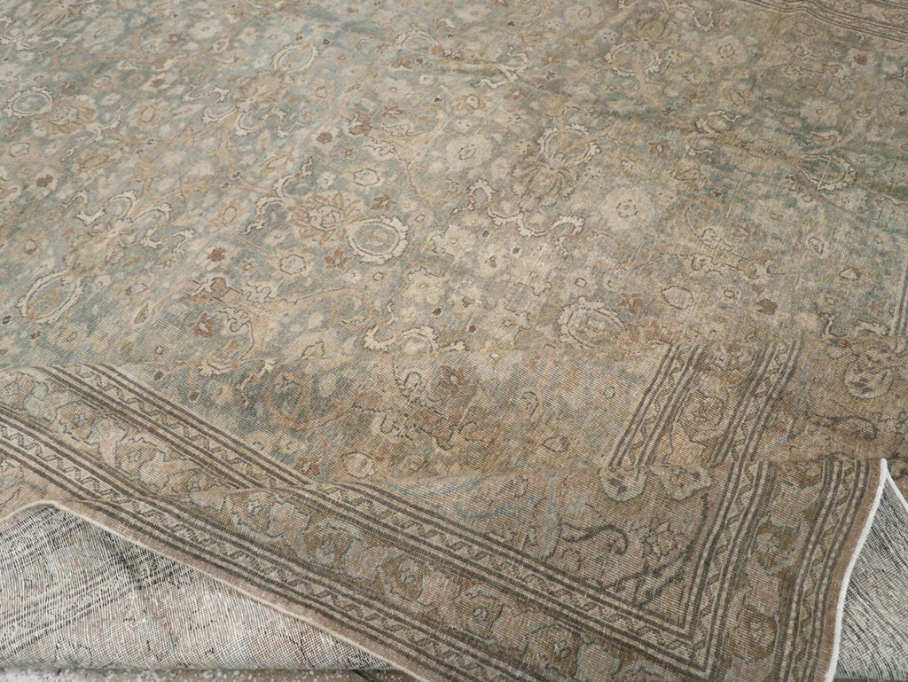 Vintage Persian Tabriz Carpet, No.20309 - Staging