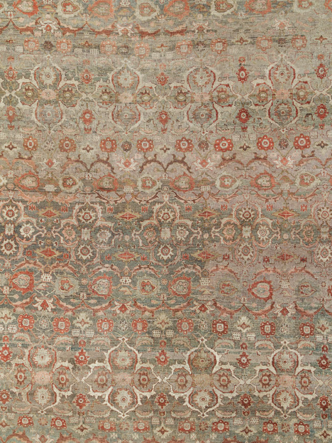 Antique Persian Bidjar Carpet, No.20312 - Staging