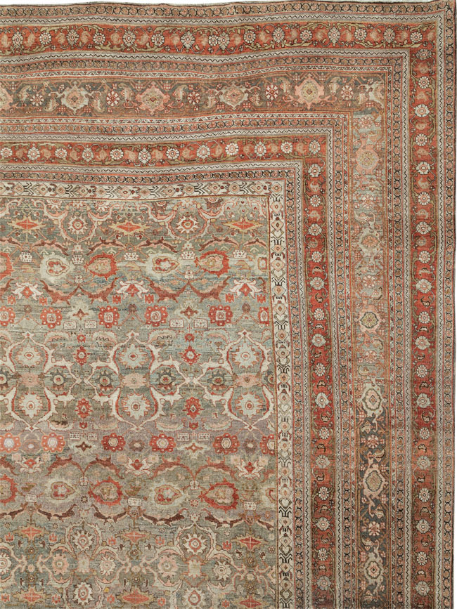 Antique Persian Bidjar Carpet, No.20312 - Staging