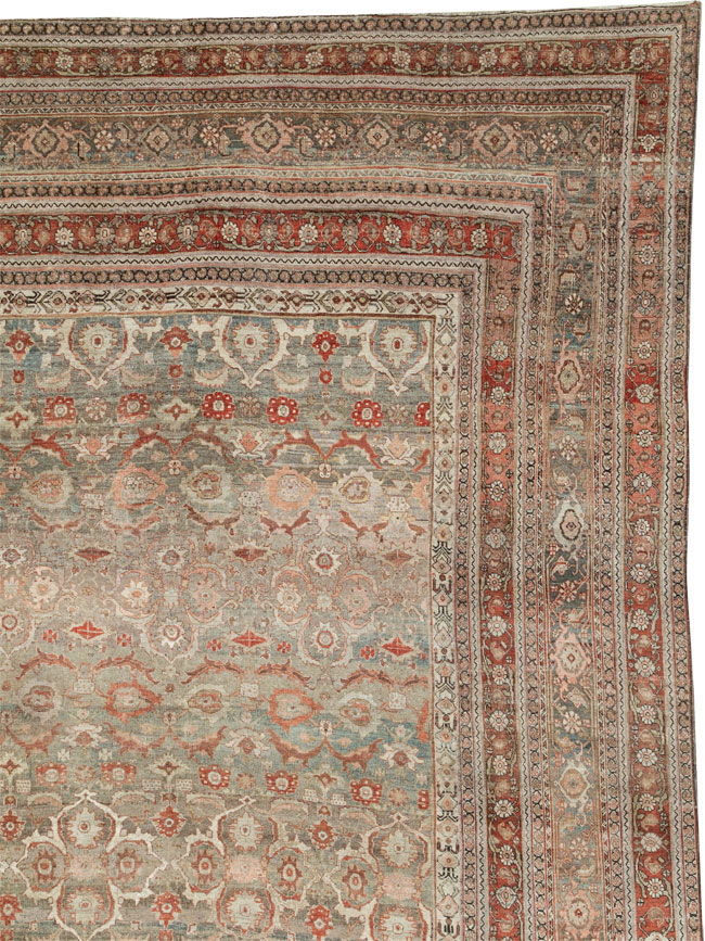 Antique Persian Bidjar Carpet, No.20312 - Staging