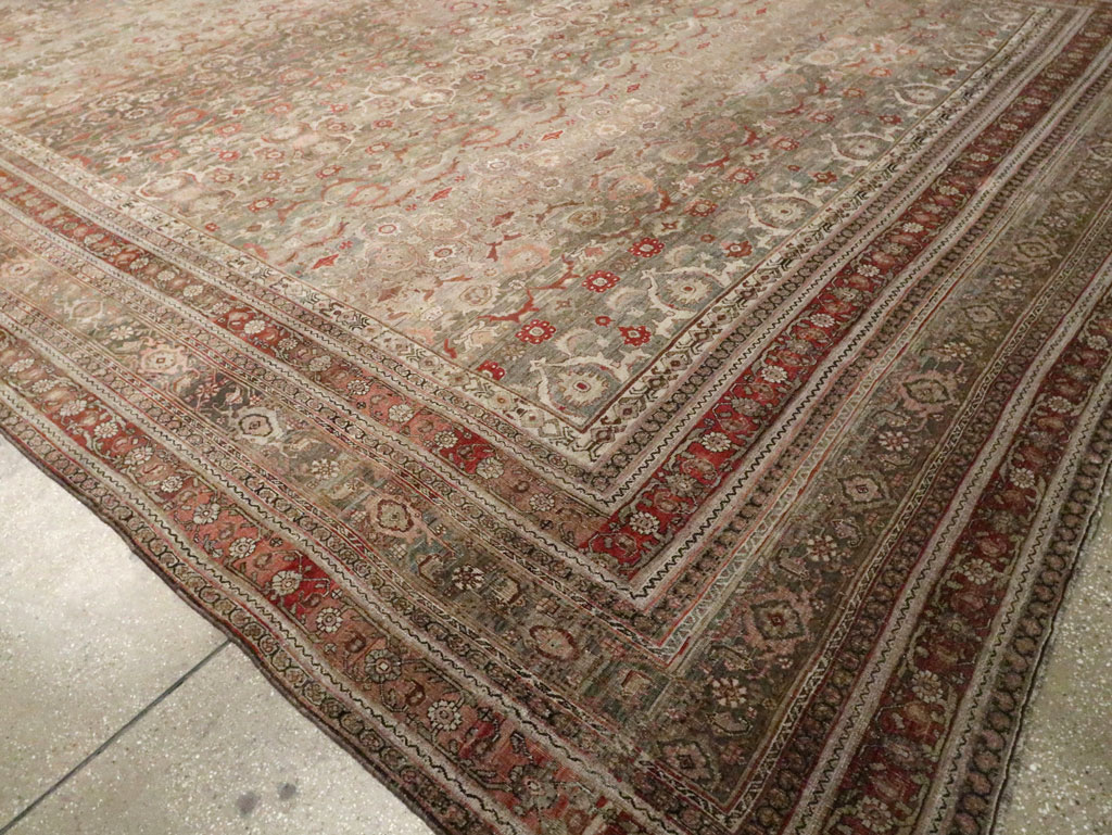 Antique Persian Bidjar Carpet, No.20312 - Staging