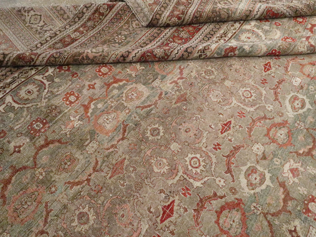 Antique Persian Bidjar Carpet, No.20312 - Staging