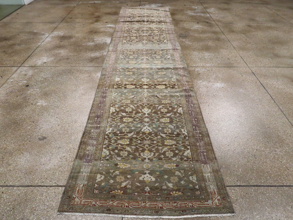 Vintage Persian Malayer Runner, No.20315 - Staging