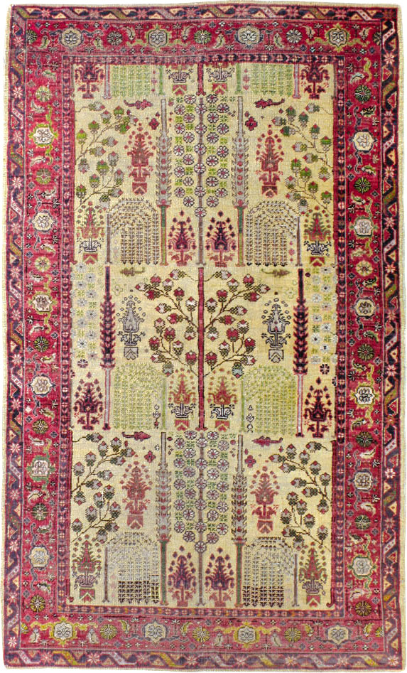 Antique Turkish Sivas Carpet, No.20327 - Staging