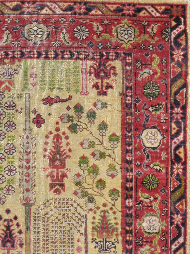 Antique Turkish Sivas Carpet, No.20327 - Staging
