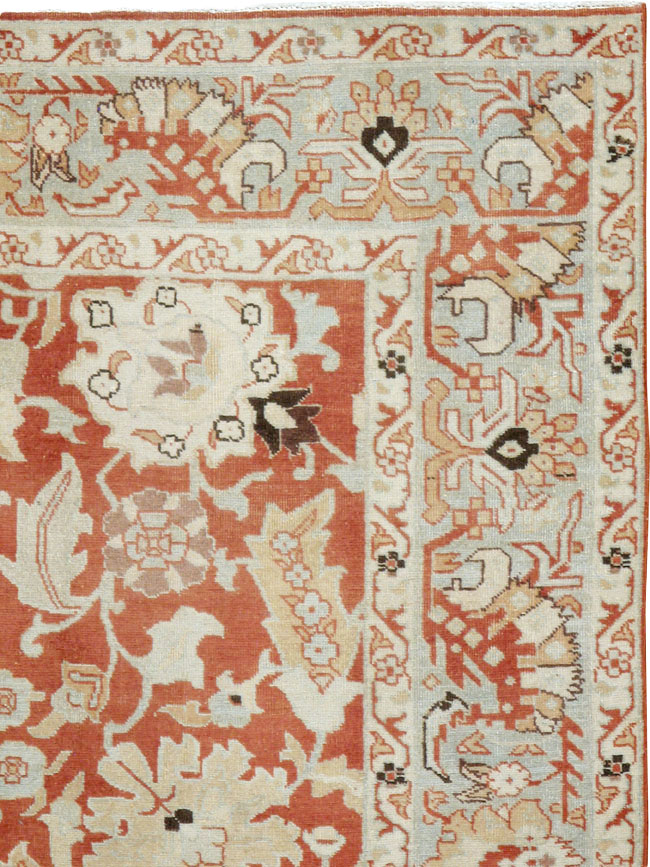 Vintage Persian Tabriz Rug, No.20329 - Staging