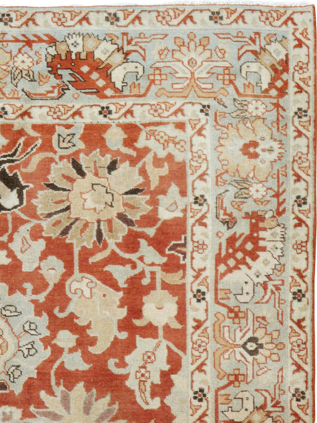 Vintage Persian Tabriz Rug, No.20329 - Staging