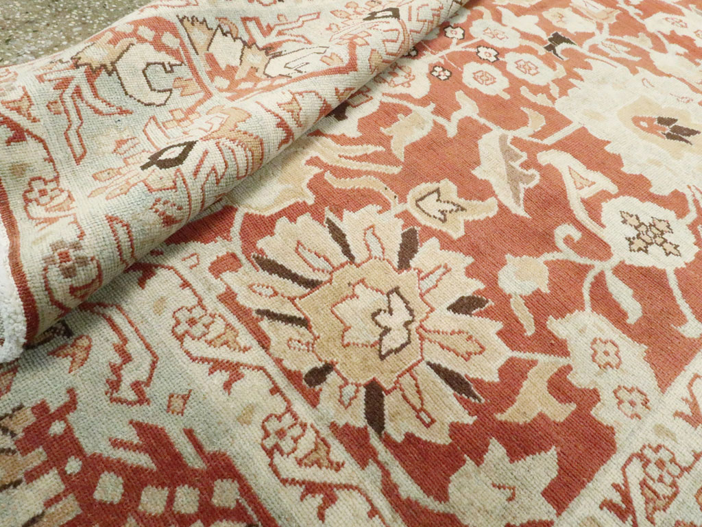 Vintage Persian Tabriz Rug, No.20329 - Staging