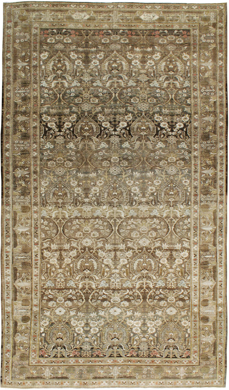 Antique Persian Tabriz Carpet, No.20330 - Staging