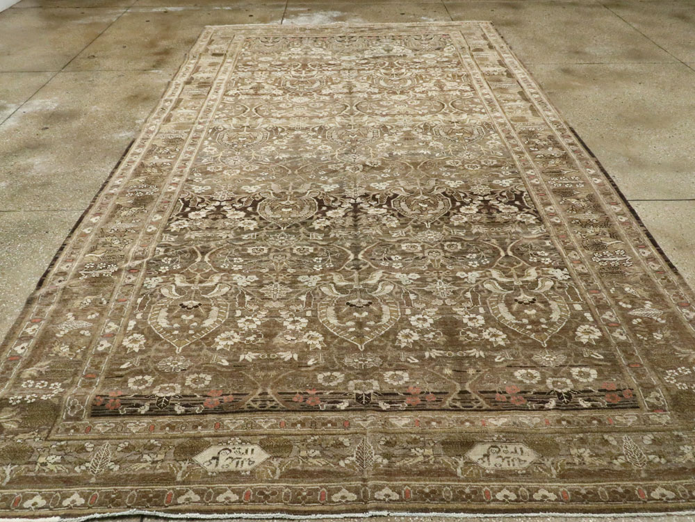 Antique Persian Tabriz Carpet, No.20330 - Staging