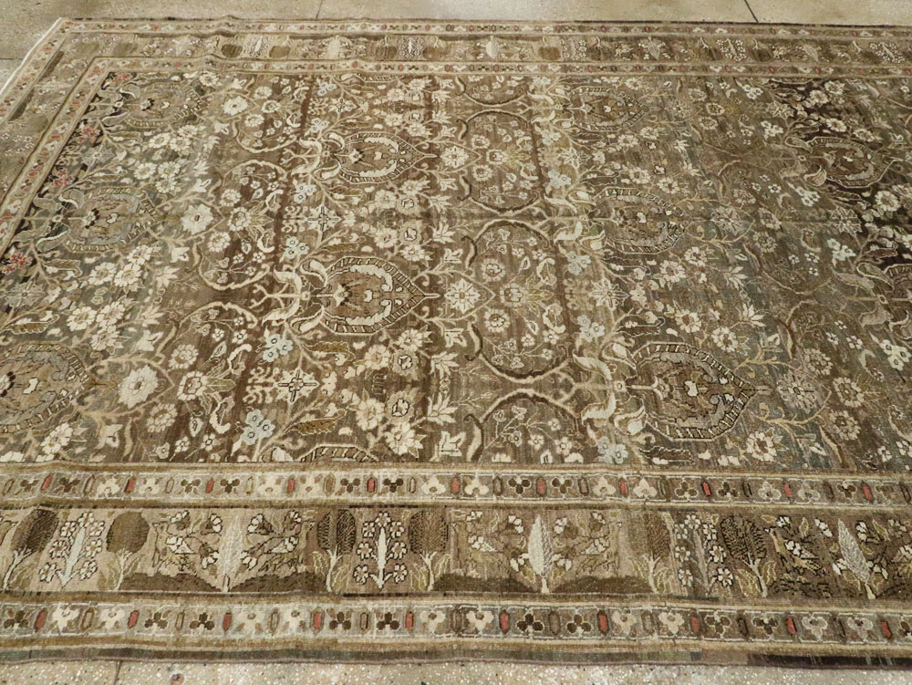 Antique Persian Tabriz Carpet, No.20330 - Staging